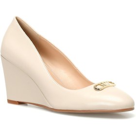 Resim Nine West CANNES 3PR Bej Kadın Dolgu Topuk Ayakkabı 