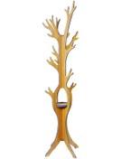 Resim RealWood Ahşap Ayaklı Askılık Teak 