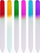 Resim Kırmızı Parlatıcı Grit Kum Fing Tırnak Sanat Güzellik Makyaj Aracı 