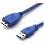 Resim Usb 3.0 Taşınabilir Hdd Harddisk Kablosu Veri Ara Bağlantı Kablosu 1.5 Metre 4623 