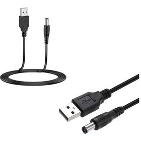 Resim Usb Kablo To 5.5X2.5Mm 5.5X2.1Mm Jack Power Kablo 80Cm 5.5X2.5Mm 