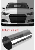 Resim Cam Filmi Siyah Amerikan Çizilmez Açık ton 100 CM x 3 M 