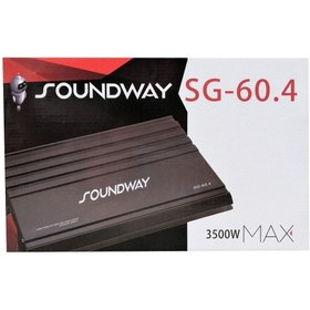 Resim Soundway Sg-60.4 4 Kanal Anfi 3500w 4x60w Rms 