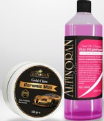 Resim Altınoran Oto Şampuan ve Seramik Cila Seti | Gold Class Wax 100gr ve Cilalı Şampuan 1L 