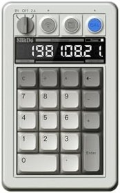 Resim 8BitDo Retro 18 Mechanical Numpad, Supports Calculator Mode, Bluetooth/2.4G/Wired Numpad for Windows and Android - M Edition 
