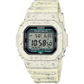 Resim Casio G-5600bg-5dr G-shock 20 Atm Suya Dayanıklı Alarm Kronometre Ve Takvim Özellikli Silikon Kordon Beyaz Erkek Kol Saati Krem 