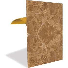 Resim Tink Kendinden Yapışkanlı Açık Kahverengi Mermer Desenli Pvc Panel 41x62 Cm 4 Adet 1 M² 