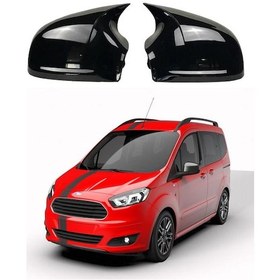 Resim Ford Courier 14-17 Araca Özel Batman Yarasa Ayna Kapağı Pianoblac 