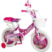 Resim Tommybike 16 Jant Bisiklet Kapaklı Kız Bisikleti 4-7 Yaş Çocuk Bisikleti 