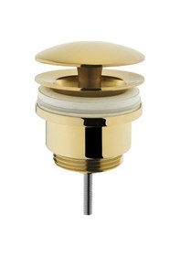 Resim A4514823 Artema Lavabo Yuvarlak Süzgeci Universal-sabit , Altın 