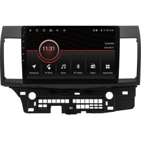 Resim Carvocal Mitsubishi Lancer (2008-2019) Android 14 Multimedya Carplay 10 Inch 4 GB Ram / 64 GB Hafıza CRV-4364XR 