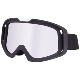 Resim Jeehugo Kask Uyumlu Atv Offroad Gözlükleri - 370 Model Siyah Çerçeve Gümüş Lens, Uv Filtreli, Toz Ve Rüzgar Koruyucu, 5 Renk Seçeneği 