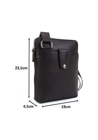 Resim Kangaroo Kıngdom Postacı Çanta Erkek Hakiki Deri Modern Askılı Kangaroo K. 4544-T 