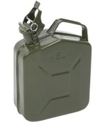 Resim BİTERSE Metal Yakıt Bidonu 5 Lt Askeri Yeşil 