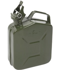 Resim BİTERSE Metal Yakıt Bidonu 5 Lt Askeri Yeşil 