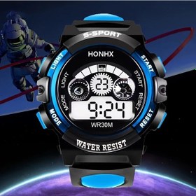 Resim Gaojunshop01 Macera Dayanıklı, Şık Turuncu Spor Saati - Karanlıkta Parlar, Kronometre & Tarih Diğer 