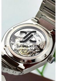 Resim Daniel Klein Çelik Kordon Çelik Kasa Otomatik Mekanizma Erkek Kol Saati Gümüş-mavi Sddk106 Gümüş - Mavi 