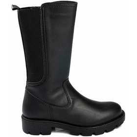 Resim Pinokyo Matmazel Kız Çocuk Bot Fermuarlı - Siyah - 34 Siyah 