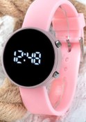 Resim Led Watch Toz Pembe Renk Dijital Bayan Yetişkin Kız Çocuk Kol Silikon Saati ST-3 Spectrum