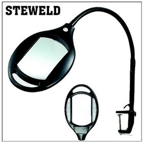 Resim Steweld 8061 Led- 60 3d Led Işıklı Masa Mengeneli Büyütüteç 