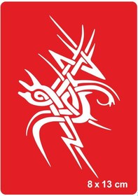 Resim Tribal 70 Tattoo Geçici Dövme Şablonları Kına Kalıpları 