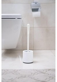 Resim Home Silikon Klozet Wc Tuvalet Fırçası Beyaz Siyah 