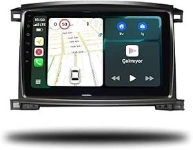 Resim MarTechno Android Multimedya 4GB RAM 64GB Hafıza Toyota Land Cruiser 2003-2007 ile uyumlu 