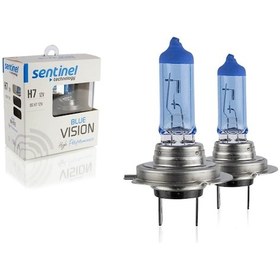 Resim Sentinel 12v 55w H7 Halojen Beyaz Işık Ampul 5000k 1450 Lumen 