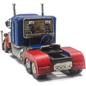 Resim Metal Tır Dekoratif Büyük Boy Tır Çekicisi Klasik 36 Cm 