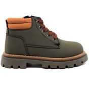 Resim Arzen 4528 Haki Termo Taban Kışlık Erkek Çocuk Botu 001 