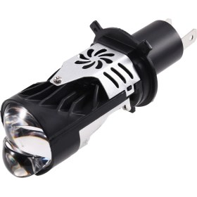 Resim Explosion1 LED Mini Projektör Lens H4 Araba Far Ampulleri LED Lens Balıkgözü Lambası Beyaz Turbo Lambalar (Yurt Dışından) 