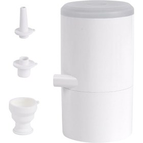 Resim Gajeena Usb Şarjlı El Tipi Elektrikli Hava Pompa, 3 Uçlu Nozzle, Led Işık Fonksiyonu, Hızlı Şişirme-şişme, Yürüyüş, Kamp, Yüzme Çemberi İçin Uygun 