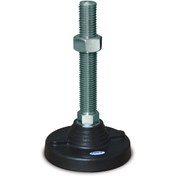 Resim PAIS122020 Paslanmaz Sabit Plastik Ayak Çap:125 M20x200mm INOX 