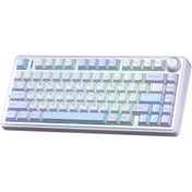 Resim Mena Rise Aula F75 Mekanik Rgb Tkl Reaper Switch Kablosuz Makrolu Hot Swap Klavye Pastel 