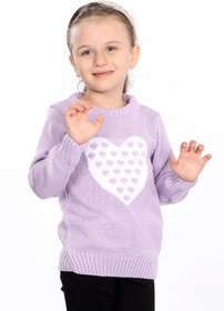 Resim Cloudy Kids Kız Çocuk Regular Fit Basic Triko Kazak 