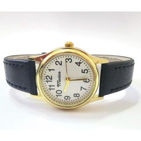 Resim Tekno Trust Retro Kadın Kol Saati Vintage Tasarım Klasik Tasarım Altın Gold Rengi Minimal Kayışlı 