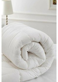 Resim Çift Kişilik Microfiber Silikon Yorgan 195X215 Cm Antibakteriyel Beyaz 