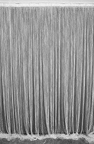 Resim İP PERDE İNCE ZİNCİR BEYAZ RENK 300 x 280 CM 