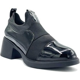 Resim Kindep Toledo Termo Kaymaz Taban Günlük Kadın Ayakkabı Rugan Siyah Rugan Siyah 