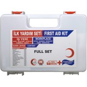 Resim Bilgeden Ilk Yardım Seti Çantası Organizerli Full Set 