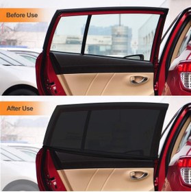 Resim eryatex Oto Güneşlik Perde Araç Yan Cam Güneşlik Araba Güneşlik Perdesi Anne Bebek Emzirme Perdesi 2 Adet 