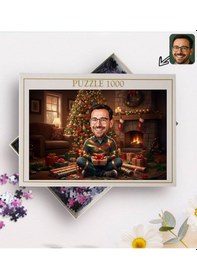 Resim Bk Gift Kişiye Özel Erkek Yılbaşı Karikatür Tasarımlı 1000 Parça Profesyonel Puzzle-7, 1000 Puzzle, Yeni Yıl Hediyesi, Yılbaşı Hediyesi Kobitmeyencom3 
