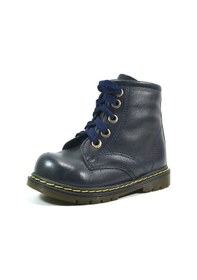 Resim Onlo Ayakkabı 113 Hakiki Deri Lacivert Ortopedik Erkek Bebek Bot Lacivert 