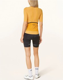 Resim Cafe Du Cycliste Romy Kadın Bisiklet Forması Sarı 