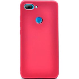 Resim Teleplus Xiaomi Mi 8 Lite Kılıf Premier Silikon Arka Koruma Kırmızı 