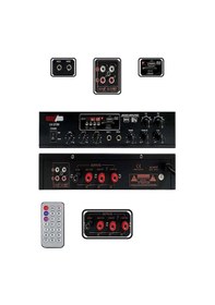 Resim Lastvoice Black Large Plus Paket-5 Hoparlör Ve Anfi Anons Ses Sistemi Seti 