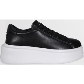 Resim Lufian Gage Casual Beyaz Erkek Sneaker Ayakkabı 111230234-siyah Siyah 