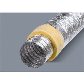 Resim Flexiva Alüminyum Esnek Havalandırma Kanalı 10Mt Kutu Izoleli 