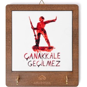 Resim Çanakkale Geçilmez Seramik Dekoratif Askılık 