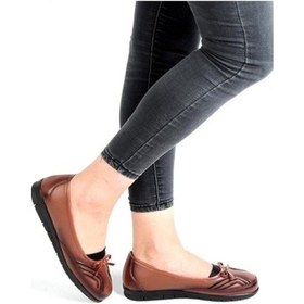 Resim Moda Ayakkabı 65.402 Frida Taba Kadın Babet Ayakkabı Taba 